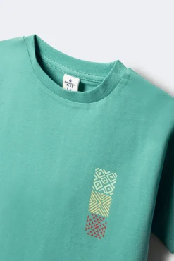 Camiseta mosaico niño