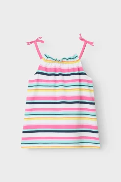 Camiseta niña rayas de tirante