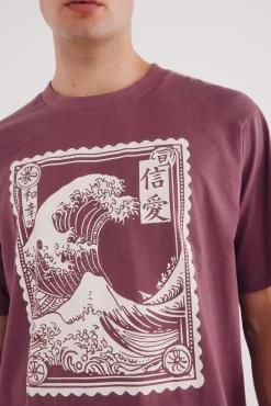 Camiseta ola japonesa