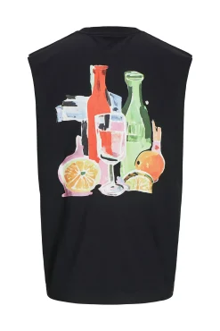 Camiseta oversize sin mangas