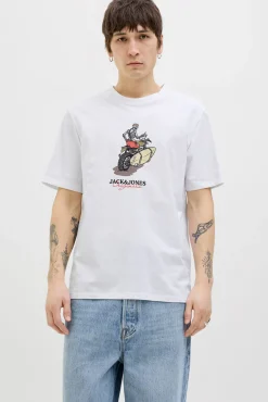 Camiseta regular fit estampada