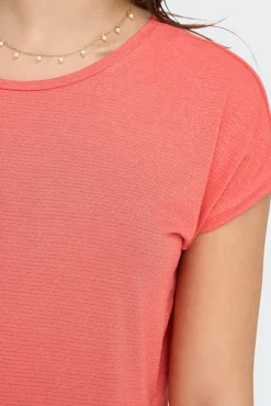 Camiseta regular fit glitter