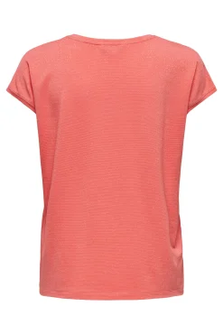Camiseta regular fit glitter