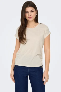Camiseta regular fit glitter