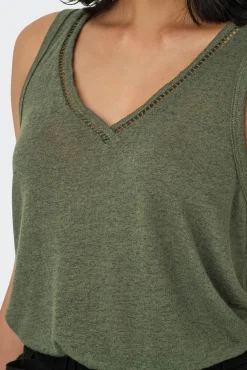 Camiseta regular fit tirantes