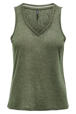 Camiseta regular fit tirantes