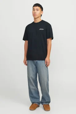 Camiseta relaxed fit manga corta