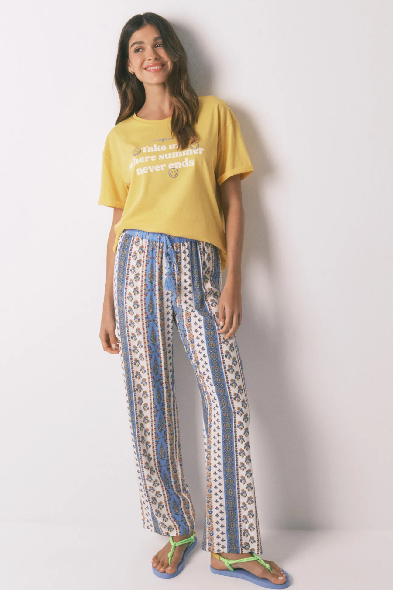 Camiseta SmileyWorld® amarillo 100% algodón