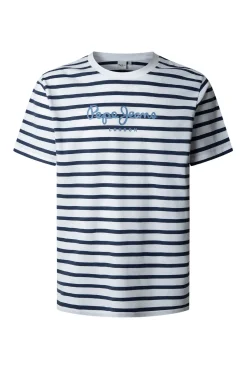 Camiseta Striped Eggo Manga Corta