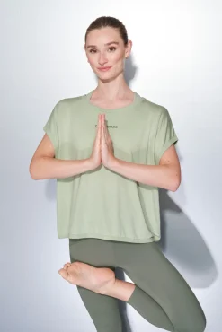 Camiseta tejido extra suave verde