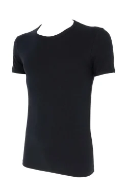Camiseta termal de hombre cuello redondo manga corta
