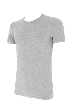 Camiseta termal de hombre cuello redondo manga corta