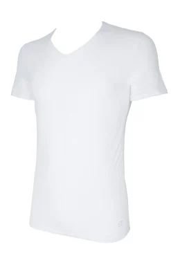 Camiseta termal de hombre cuello pico manga corta