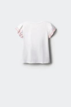 Camiseta volantes niña