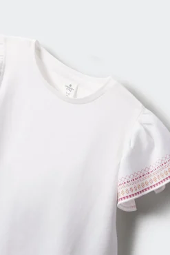 Camiseta volantes niña