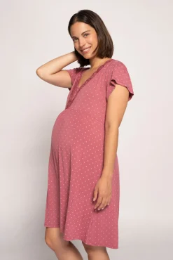 Camisón Lactancia Con Print Corbatero