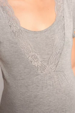 Camisón lactancia manga corta
