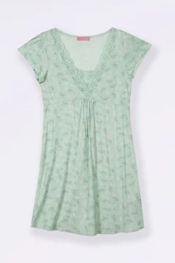 Camisón manga corta estampado 