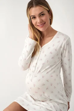 Camisola maternal manga larga