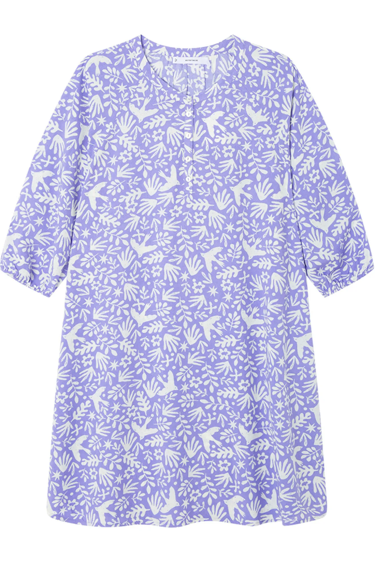 Camisola viscosa lila estampado