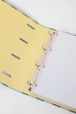 Carpeta con anillas y folios