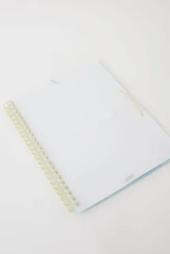 Carpeta espiral hojas transparentes