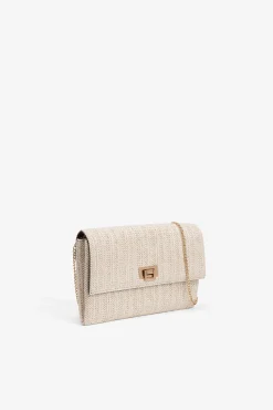 Cartera de Mano Efecto Paja