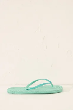 Chanclas esparto punta cuadrada verde