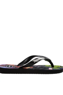 Chanclas Hav. Kids Top Marvel Ii Negro