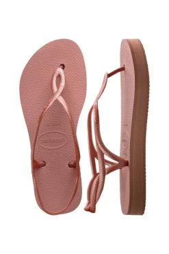 Chanclas Hav. Luna Flatform Rosa