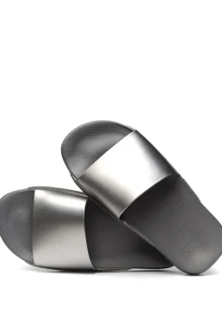 Chanclas Hav. Slide Classic Metallic