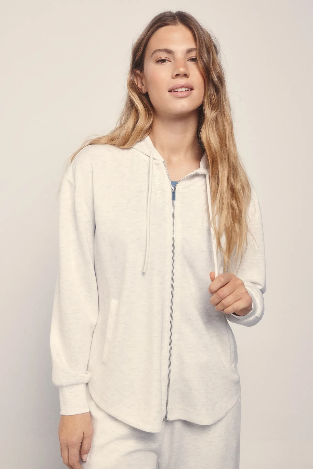 Chaqueta modal tacto suave gris