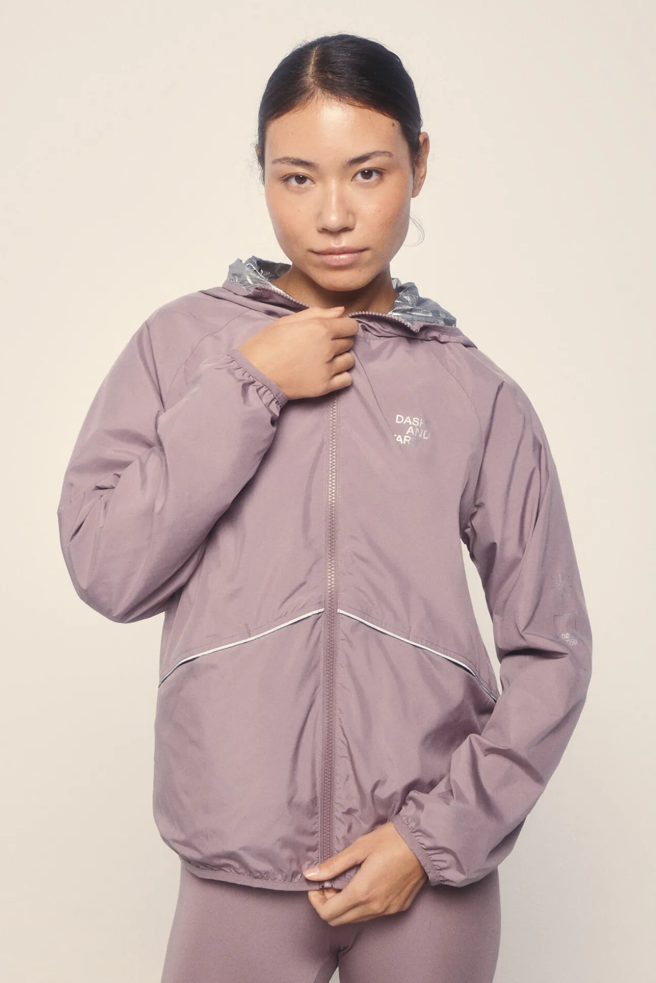 Chaqueta reversible tejido técnico ligero