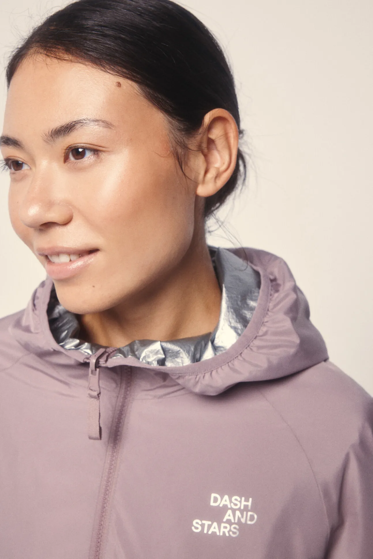 Chaqueta reversible tejido técnico ligero