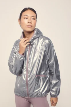 Chaqueta reversible tejido técnico ligero