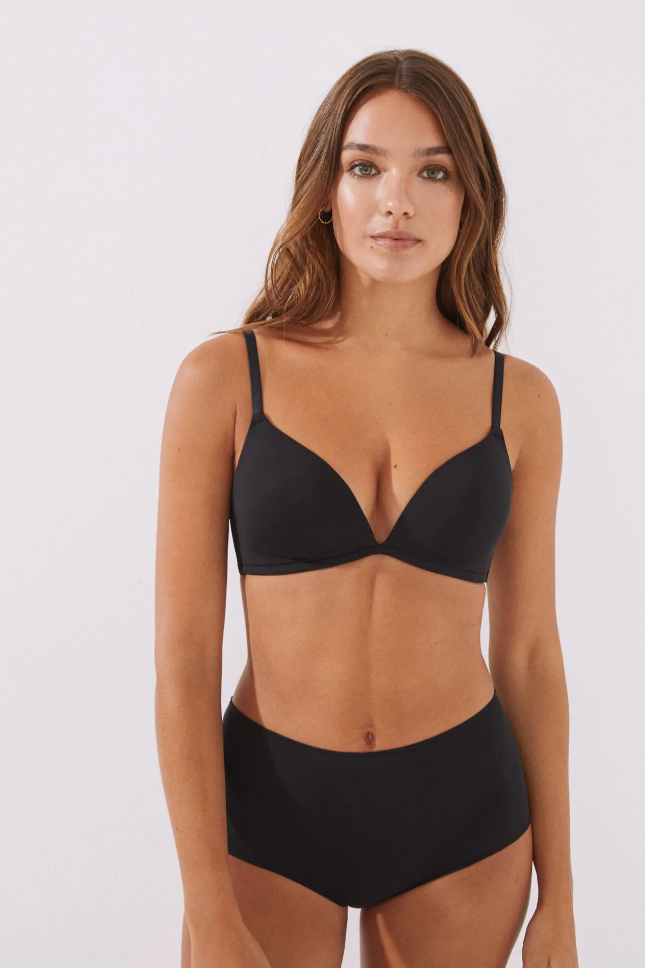 CHARMING Sujetador triangular negro