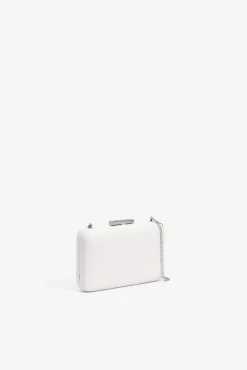 Clutch efecto piel rectangular