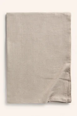 Colcha de lino y algodón Leuka