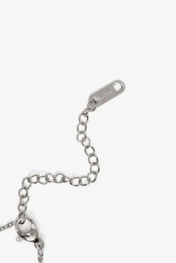 Collar de acero inoxidable con aro