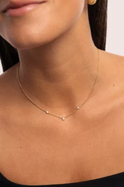 Collar Lira Baño Oro