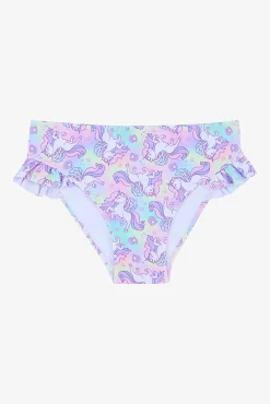 Conjunto de bikini floral volante