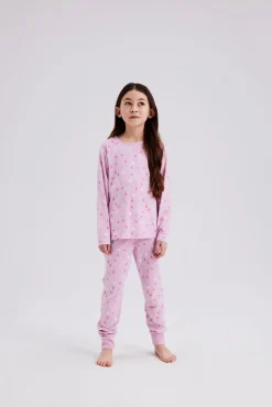 Conjunto pijama corazones niña