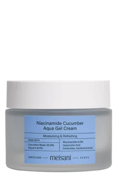 Crema hidratante facial con textura de gel