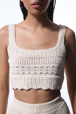 Crop top algodón