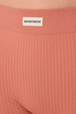 Culotte canalé seamless rosa