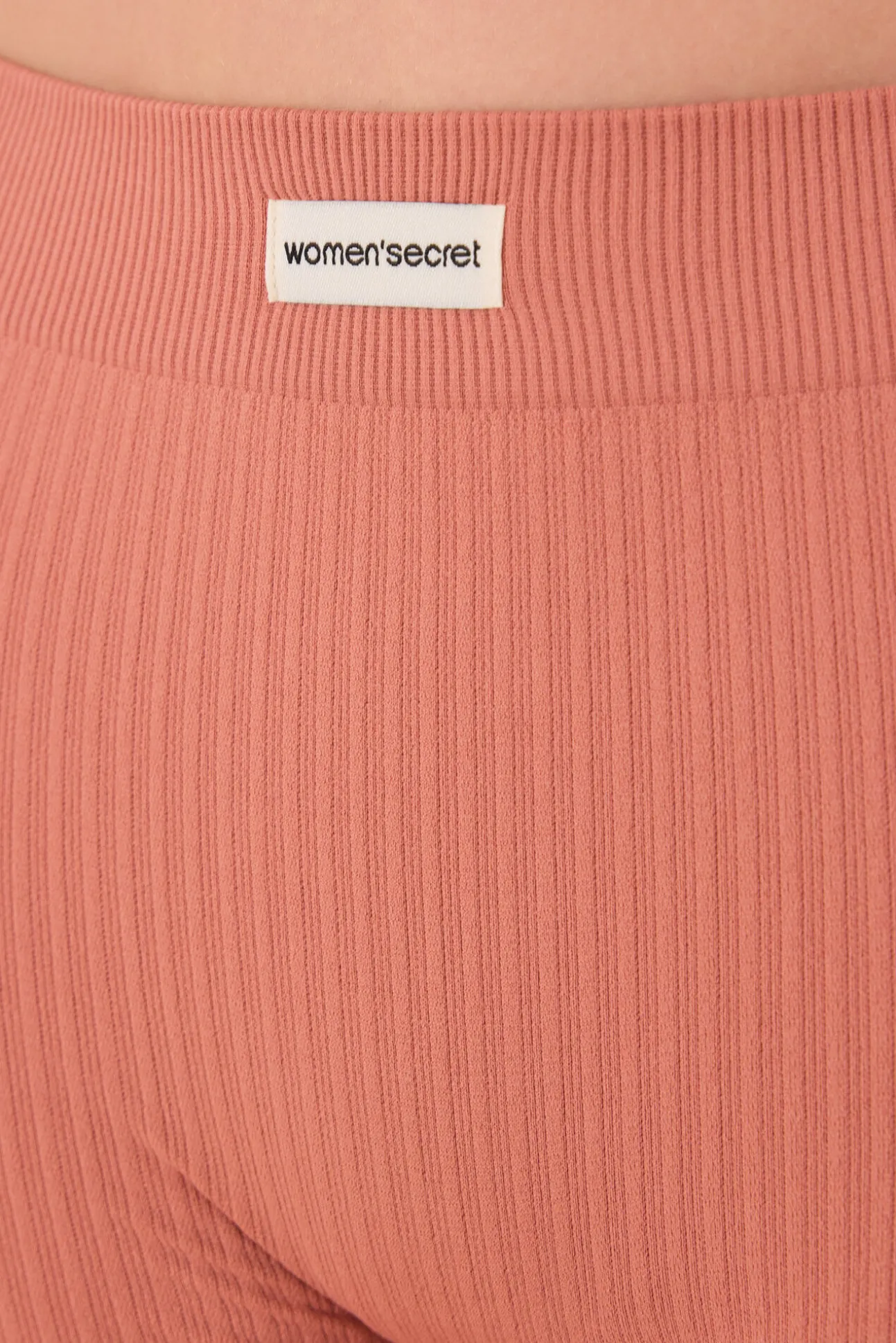 Culotte canalé seamless rosa