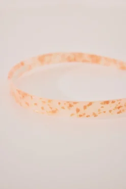 Diadema acetato naranja