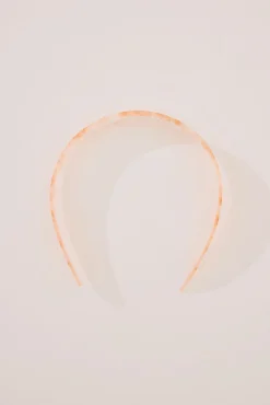 Diadema acetato naranja