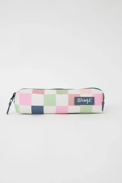 Estuche - Estampado a cuadros