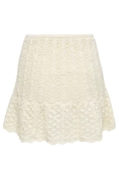 Falda corta crochet